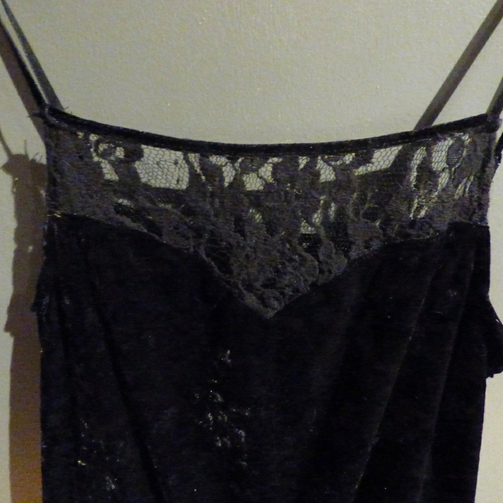 Topshop Velvet Romper/playsuit